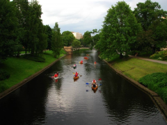Kanoe laivu brauciens ar Rīgas Domes atbalstu 20. maijā