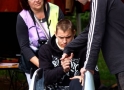 Vasaras sporta spēles cilvēkiem ratiņkrēslos