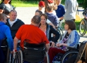 Vasaras sporta spēles cilvēkiem ratiņkrēslos (foto pateicoties www.bukss.lv)