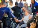 Vasaras sporta spēles cilvēkiem ratiņkrēslos (foto pateicoties www.bukss.lv)