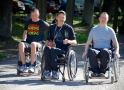 Vasaras sporta spēles cilvēkiem ratiņkrēslos (foto pateicoties www.bukss.lv)