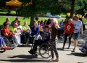 Vasaras sporta spēles cilvēkiem ratiņkrēslos (foto pateicoties www.bukss.lv)