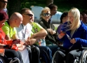 Vasaras sporta spēles cilvēkiem ratiņkrēslos (foto pateicoties www.bukss.lv)