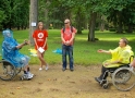 Vasaras sporta spēles cilvēkiem ratiņkrēslos (foto pateicoties www.bukss.lv)