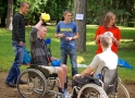 Vasaras sporta spēles cilvēkiem ratiņkrēslos (foto pateicoties www.bukss.lv)