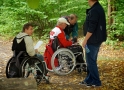 Vasaras sporta spēles cilvēkiem ratiņkrēslos (foto pateicoties www.bukss.lv)